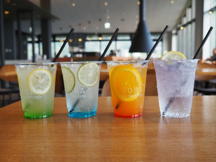ひとリート 日帰り 関東 ひんやり スポット 避暑地 長野 SORA terrace cafe ソラテラス カフェ メニュー スカイソーダ
