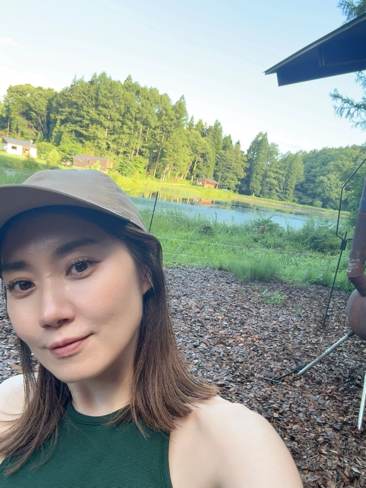 ととのう 東原妙子 サウナ Earthboat 黒姫 キャンプOOTD キャンプの服装 キャンプ女子