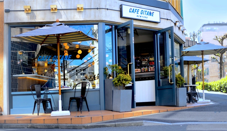 サウナ ひとリート リトリート 東京 恵比寿 整い飯 アフターサウナ CAFE GITANE テラス席
