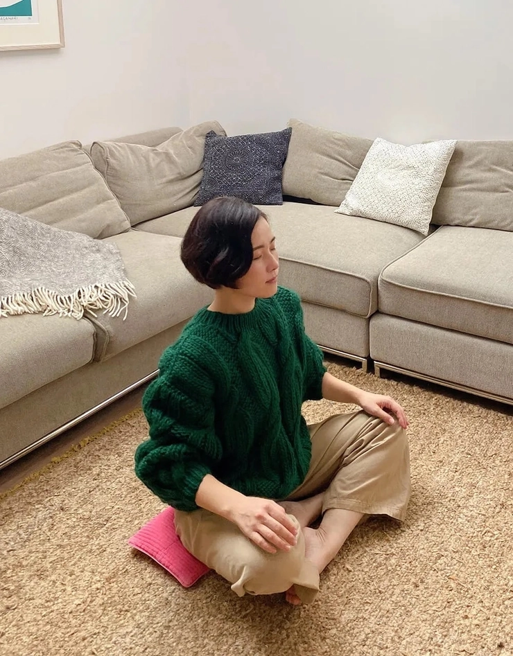 毎朝、家族が起きる前の習慣に瞑想