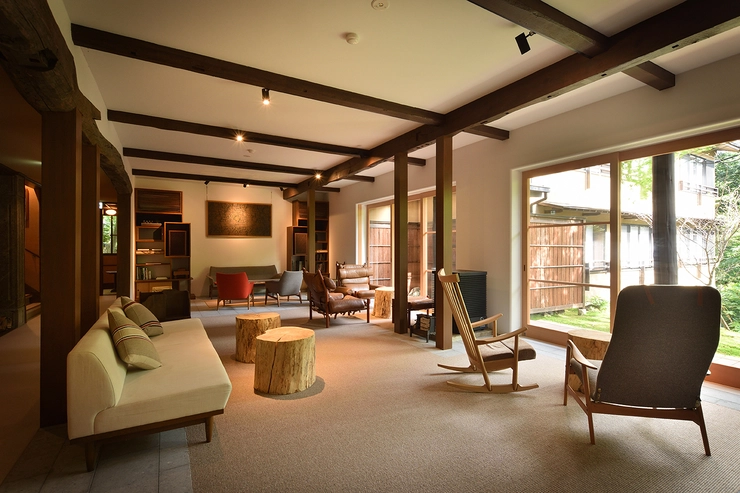 那須高原の宿 山水閣　館内　温泉　ひとり旅