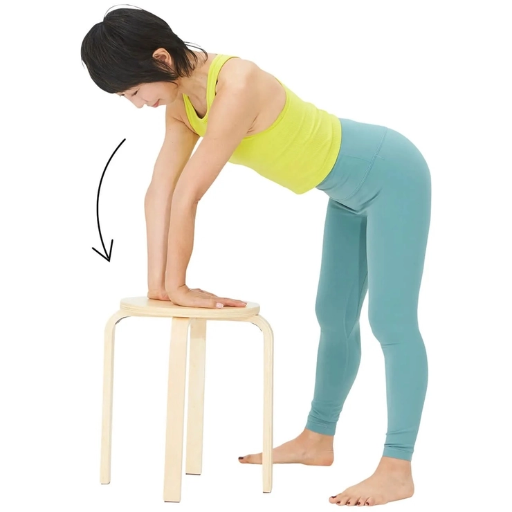 腕の内側ストレッチ1