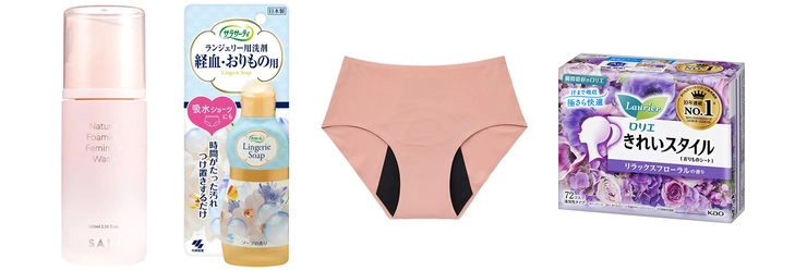 フェムテックアワード 過多月経 経血漏れ SAIB フォーミングフェミニンウォッシュ UPPER HOUSE サラサーティ ランジェリー用洗剤 経血・おりもの用 小林製薬 ロリエ きれいスタイル リラックスフローラルの香り 花王 エアリズム吸水サニタリーショーツ ユニクロ デリケートゾーンソープ 吸水ショーツ