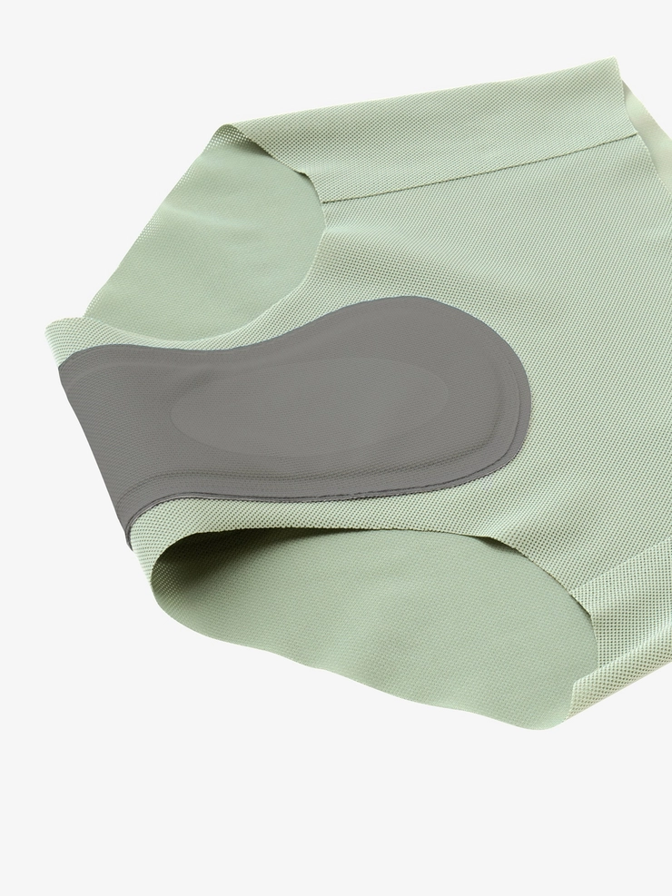 ごわつきを軽減するクロッチ ダンスキン 吸水ショーツ 生理