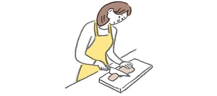 家事や育児でうつむき姿勢が多い
