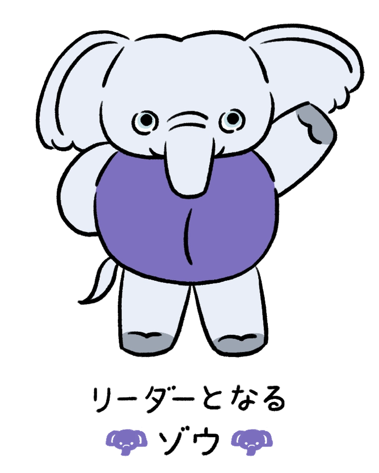動物キャラナビ占い 動物占い 今日の運勢 リーダーとなるゾウ