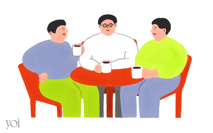 桃山商事 清田隆之 NACCHIN、お茶会、イラスト2