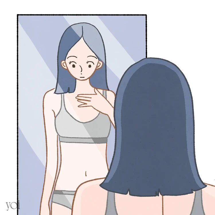 胸の左右差が気になる