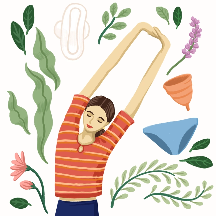 デリケートゾーンのニオイ対策のイメージイラスト