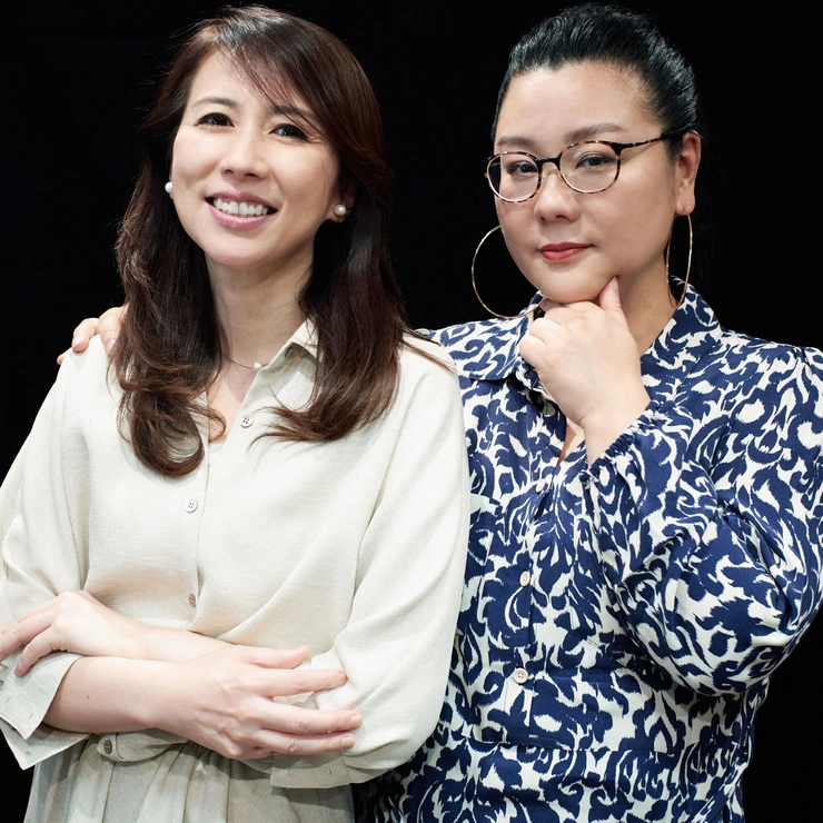 「OVER THE SUN」のジェーン・スーさん、堀井美香さんのツーショット