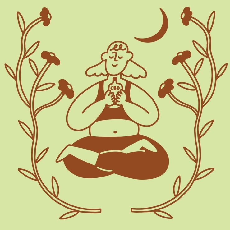 女性を守るCBDオイルのイメージ