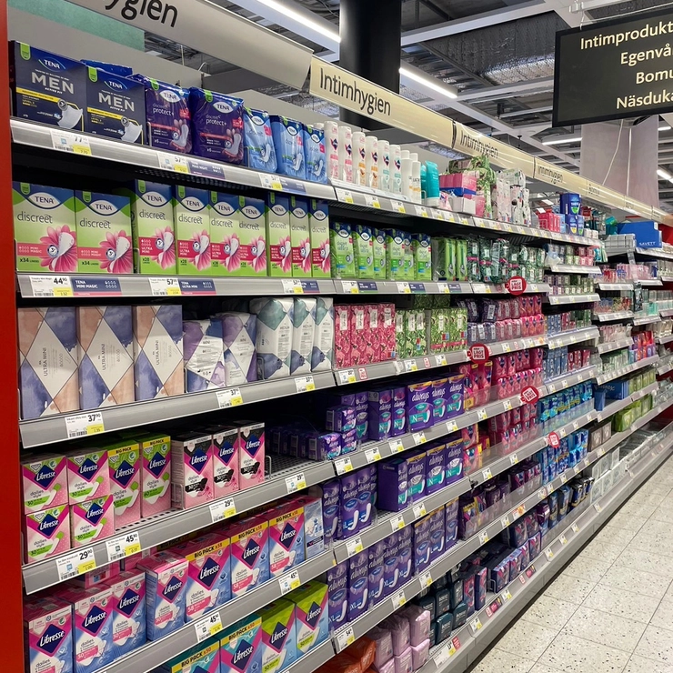 スウェーデン 生理用品