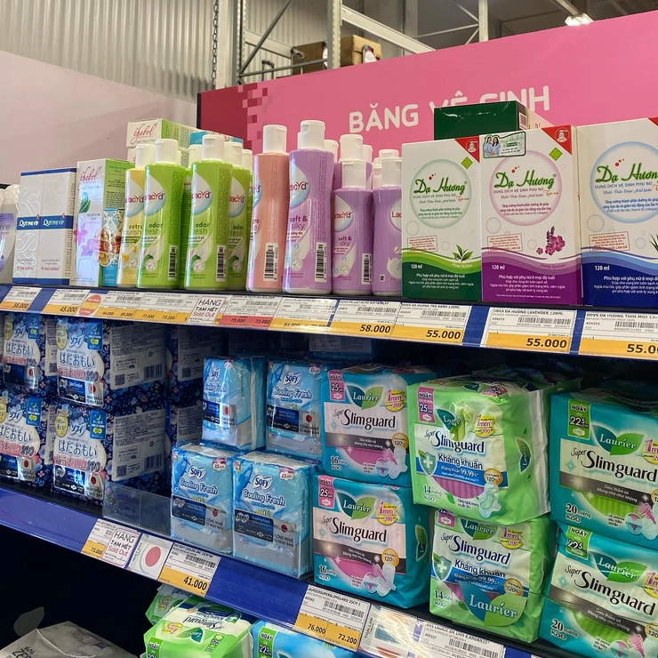 ベトナム、生理用品、冷感ナプキン