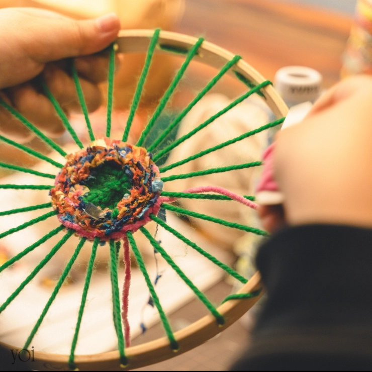 Rinnne bar 毛糸　制作過程